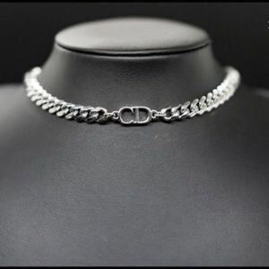 NWT designer inspired choker necklace sterling silver non fading weekend price